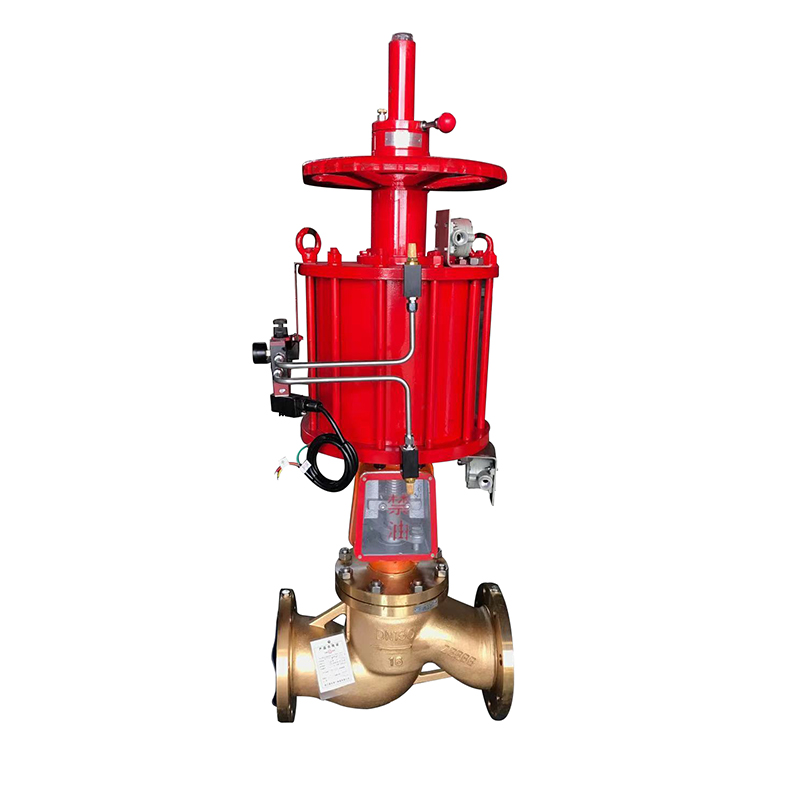 Oxygen copper stop valve